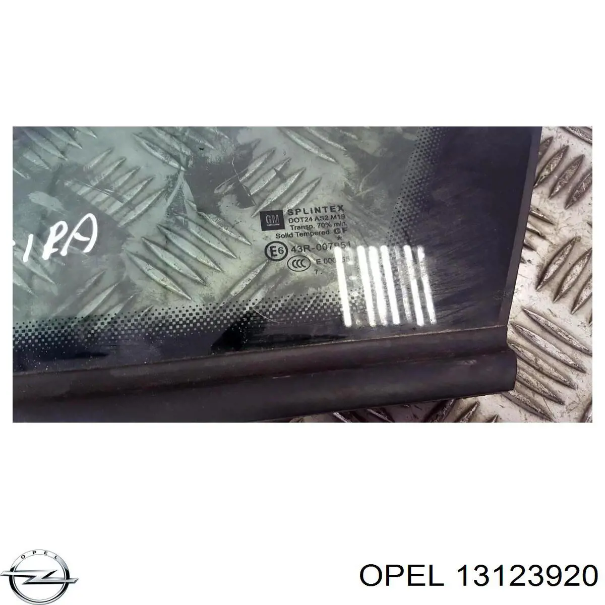 Скло-кватирка двері, передній, лівій Opel 13123920 ціна, від 1.27 USD