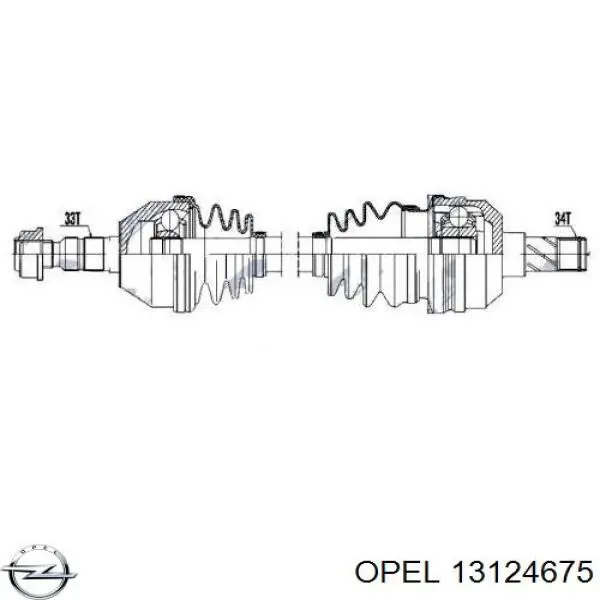 Купити 13124675 Opel Ліва піввісь