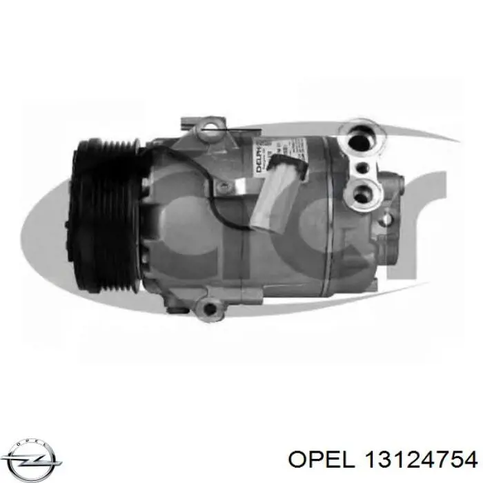 Компресор системи кондиціювання Opel 13124754 ціна, від 288.08 USD
