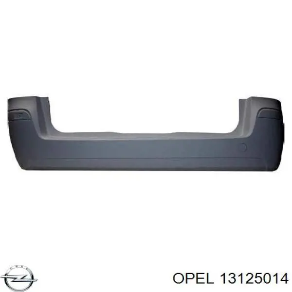Кожух бампера заднього Opel 13125014 ціна, від 112.25 USD