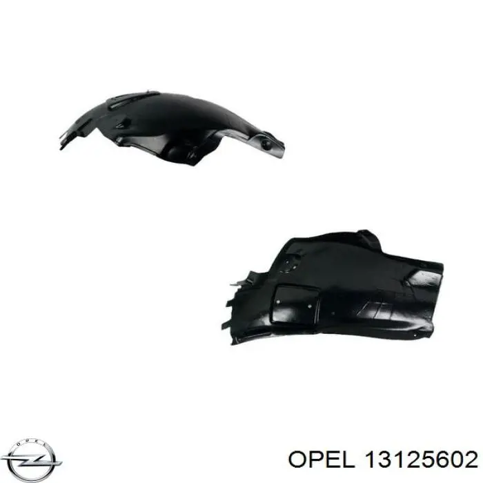 13125602 Opel підкрилок переднього крила, лівий передній