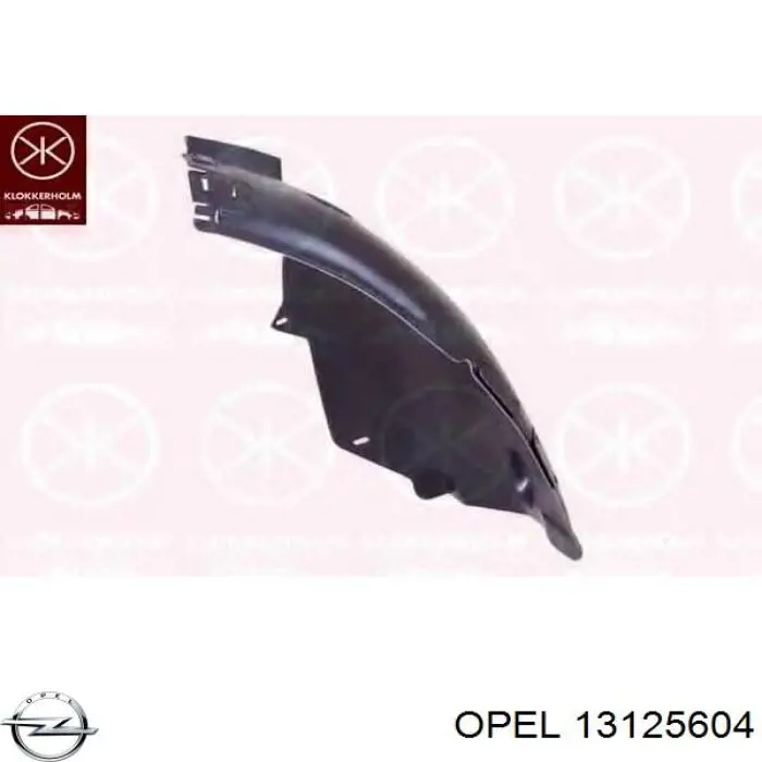Підкрилок переднього крила, лівий задній KH5052385 Starline