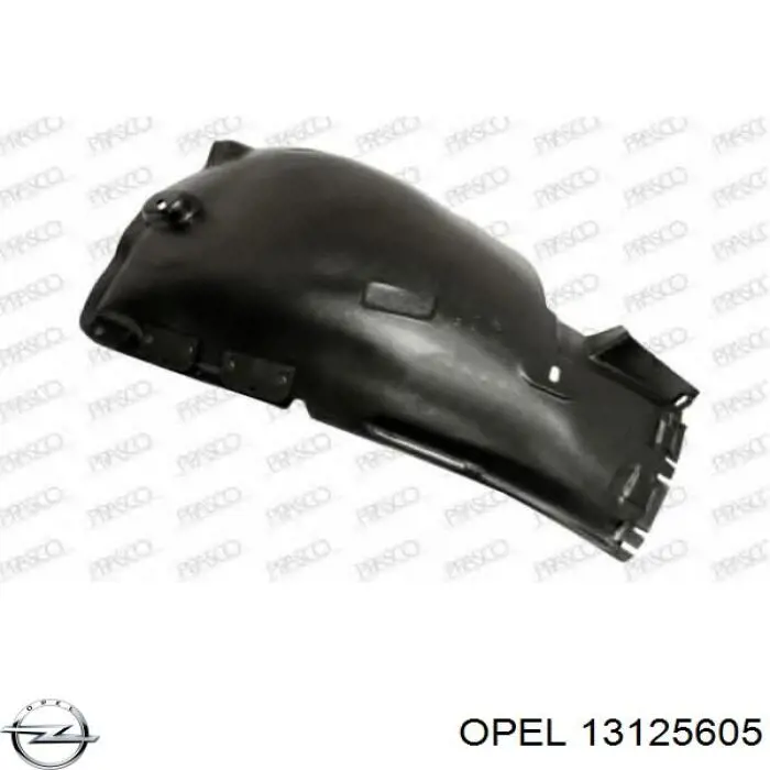 Підкрилок переднього крила, правий задній Opel 13125605 ціна, від 11.23 USD