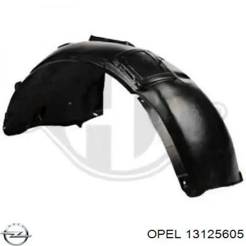 Купити 13125605 Opel Підкрилок переднього крила, правий задній