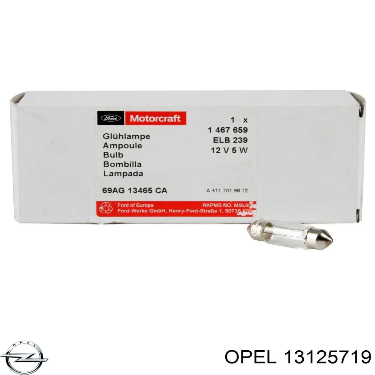 Заглушка рейки/рейлинга багажника даху, передня 13125719 Opel