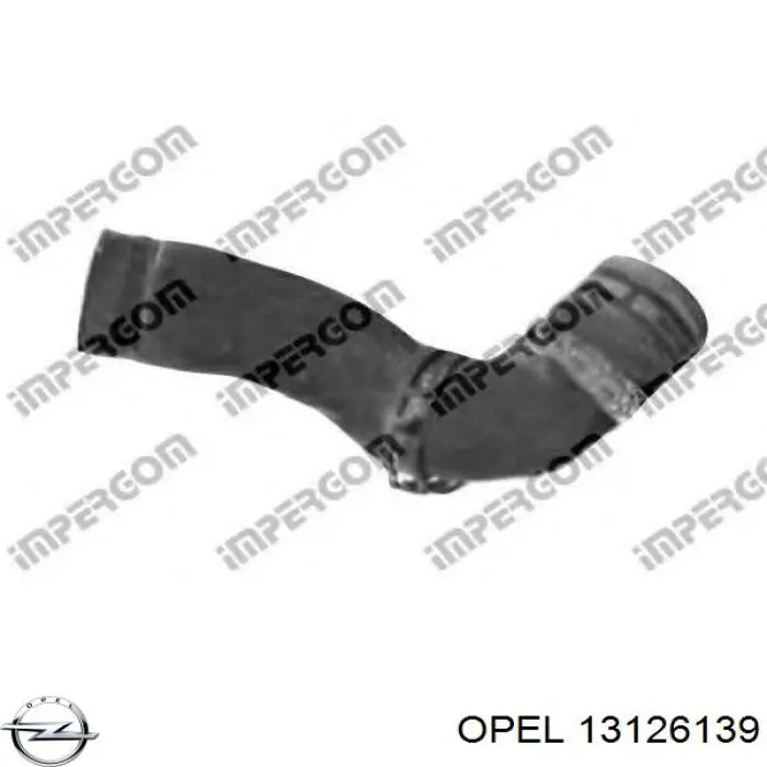 Шланг/патрубок радіатора охолодження, верхній Opel 13126139 ціна, від 7.01 USD