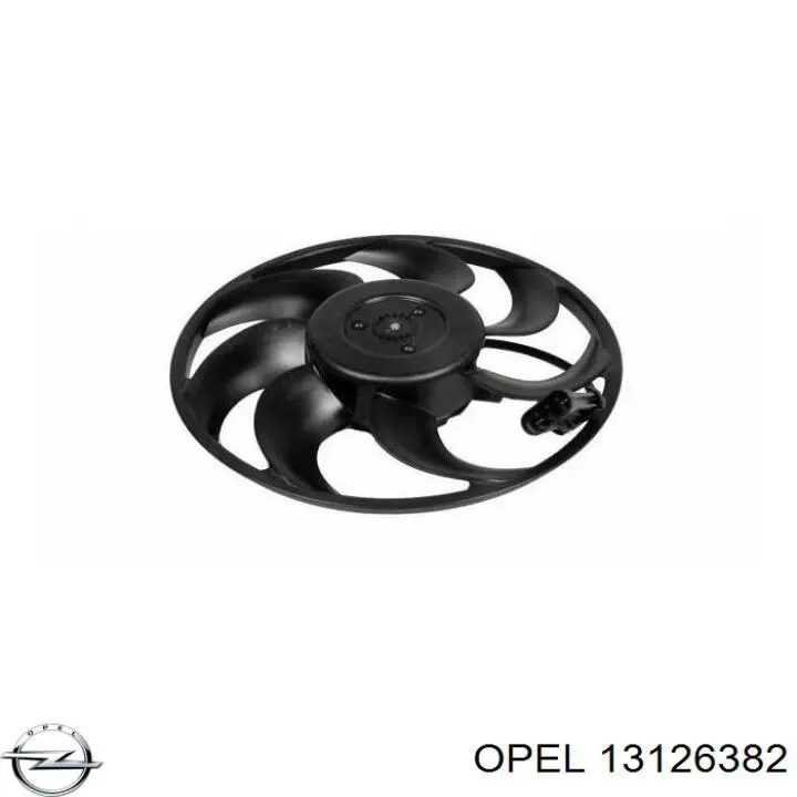 13126382 Opel вентилятор/крильчатка радіатора кондиціонера