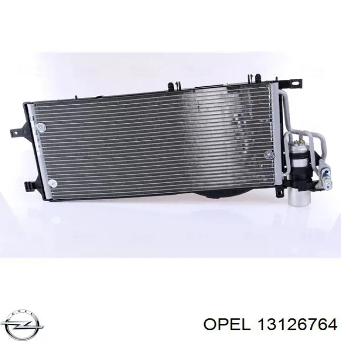 Конденсатор кондиціонера Opel 13126764 ціна, від 3737.10 UAH