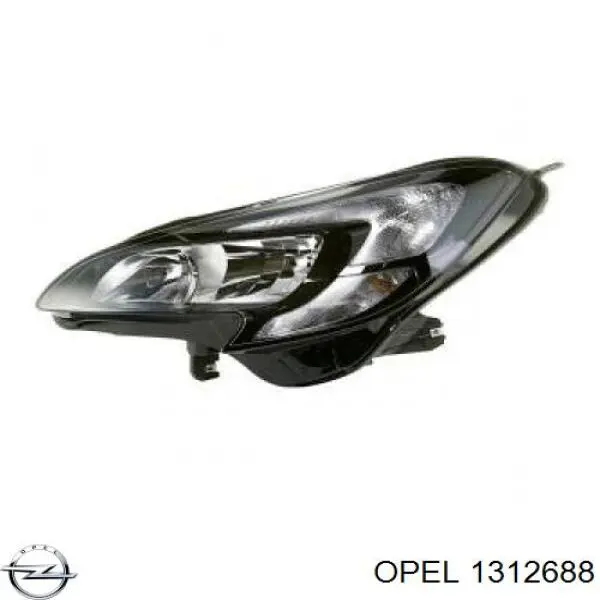 Вія (накладка) правої фари Opel 1312688 ціна, від 12.38 USD