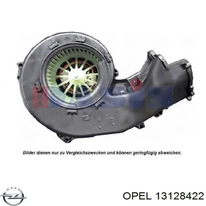 Двигун вентилятора пічки (обігрівача салону) Opel 13128422 ціна, від 280.32 USD