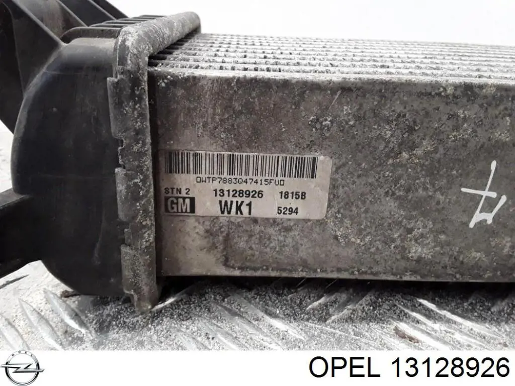 Система охолодження наддувочного повітря Opel 13128926 ціна, від 27.84 USD