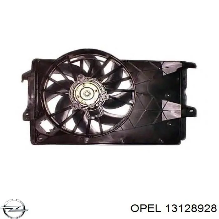 Вентилятор радіатора Opel 13128928 ціна, від 171.92 USD