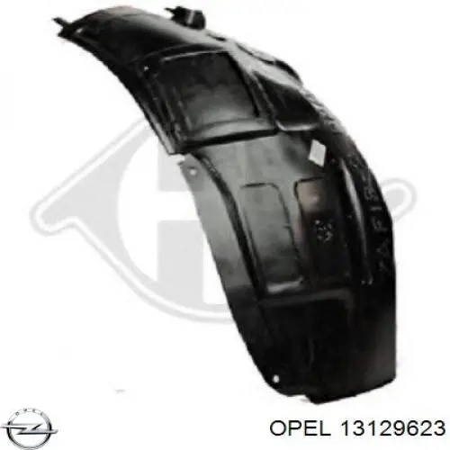 Підкрилок переднього крила, лівий передній Opel 13129623 ціна, від 12.60 USD