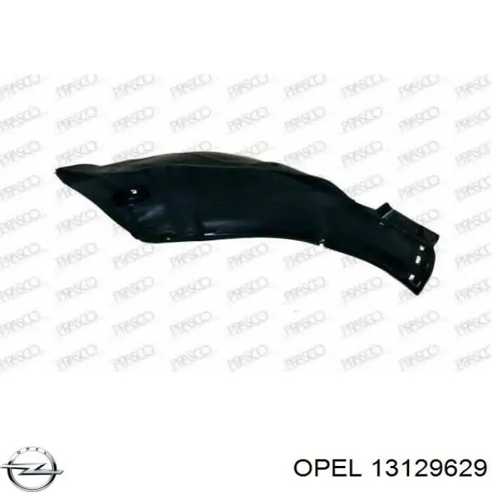 13129629 Opel підкрилок переднього крила, правий задній