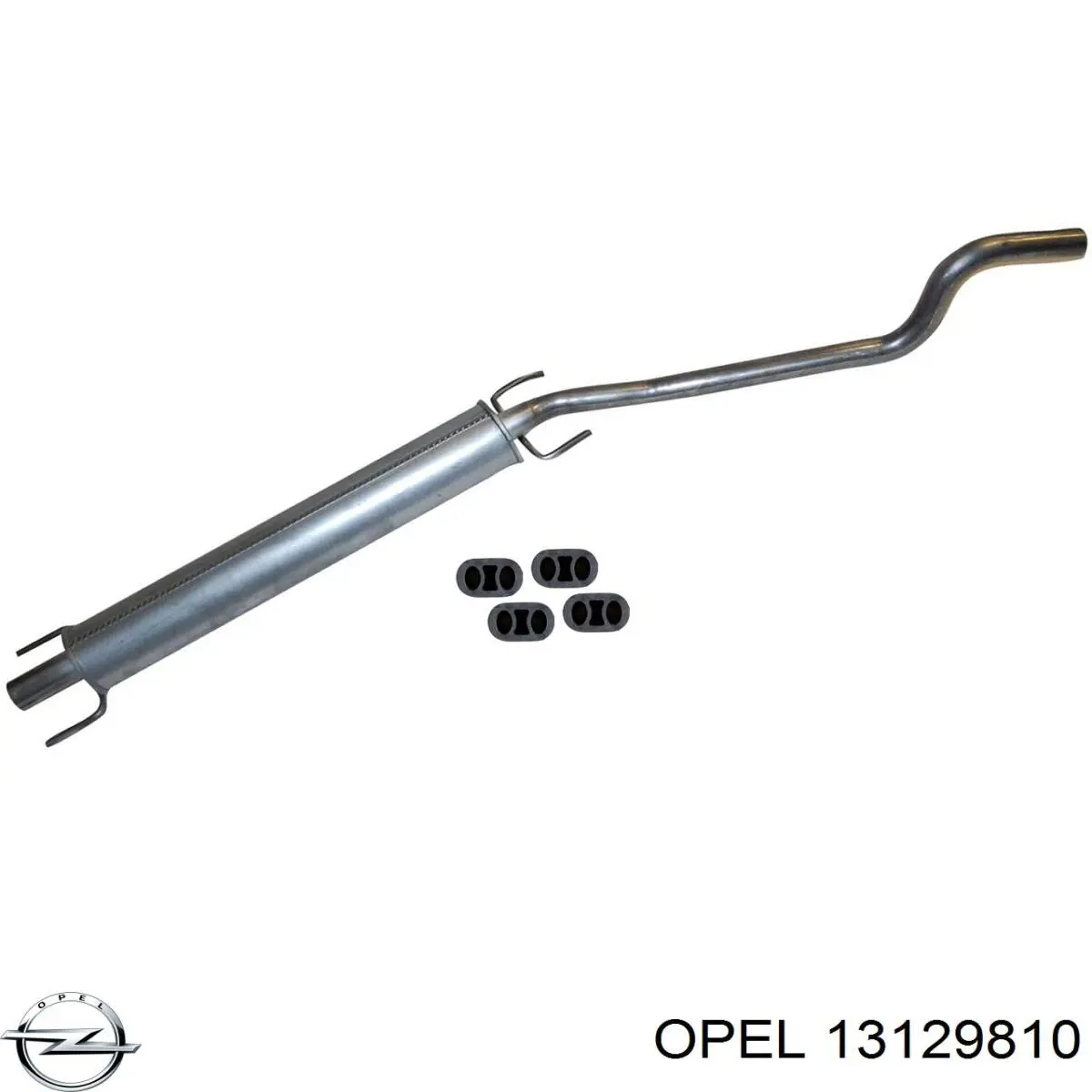 Глушник Opel 13129810 ціна, від 53.40 USD