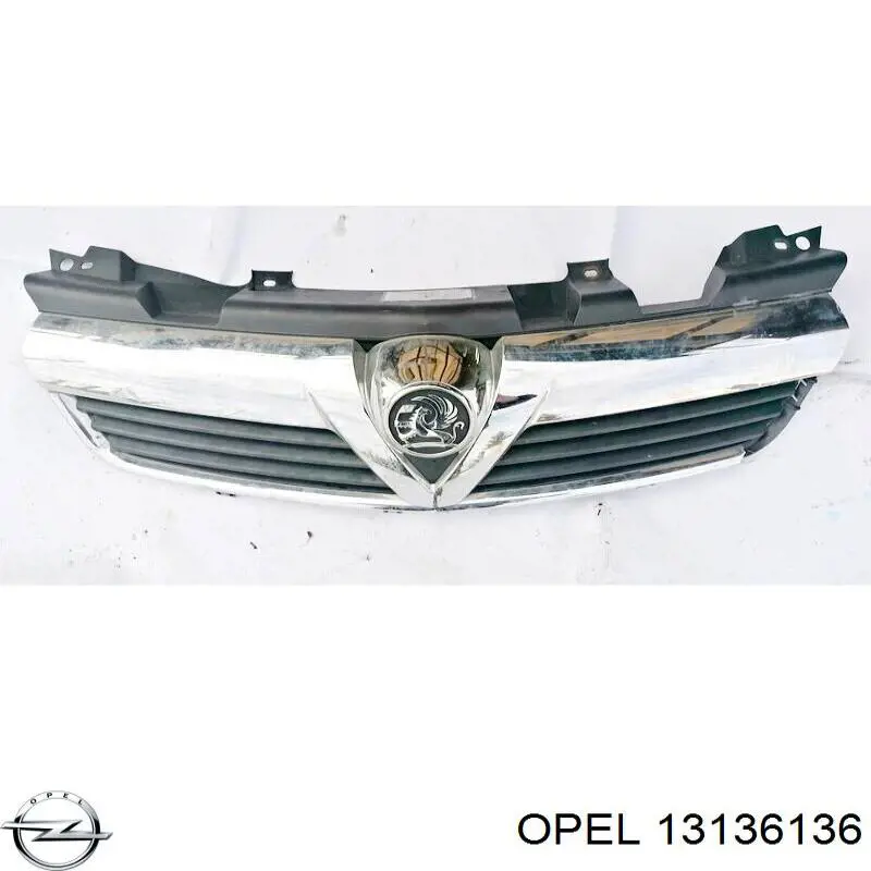 Купити 13136136 Opel Захисна решітка радіатора