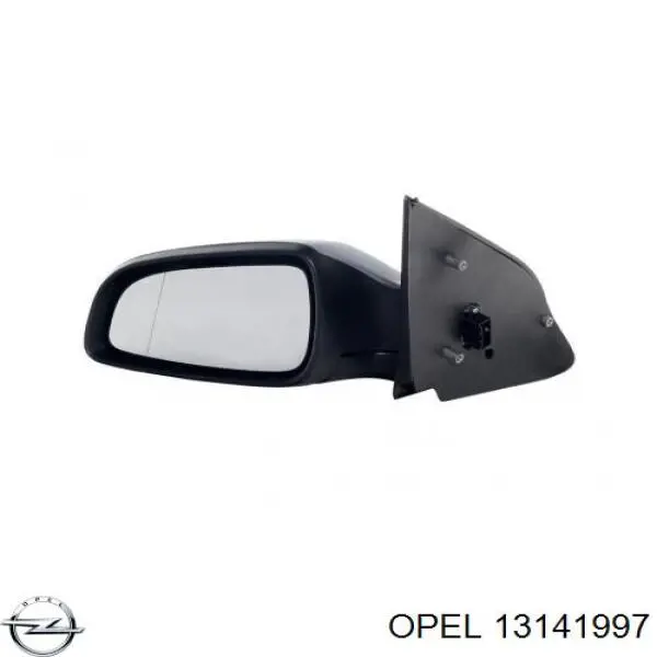 13141997 Opel дзеркало заднього виду, ліве