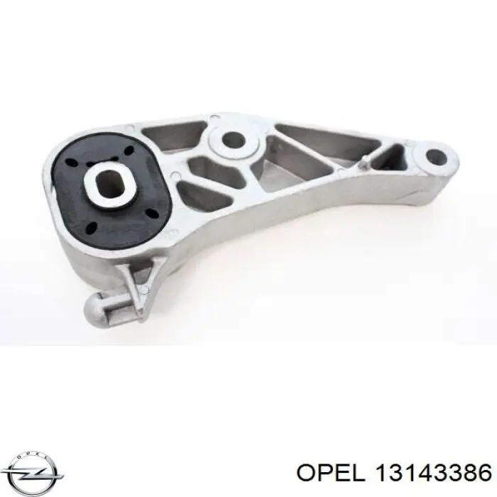 13143386 Opel кронштейн подушки (опори двигуна, задньої)