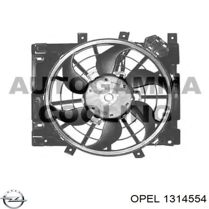 Купити 13126384 General Motors Облицювання рамки радіатора