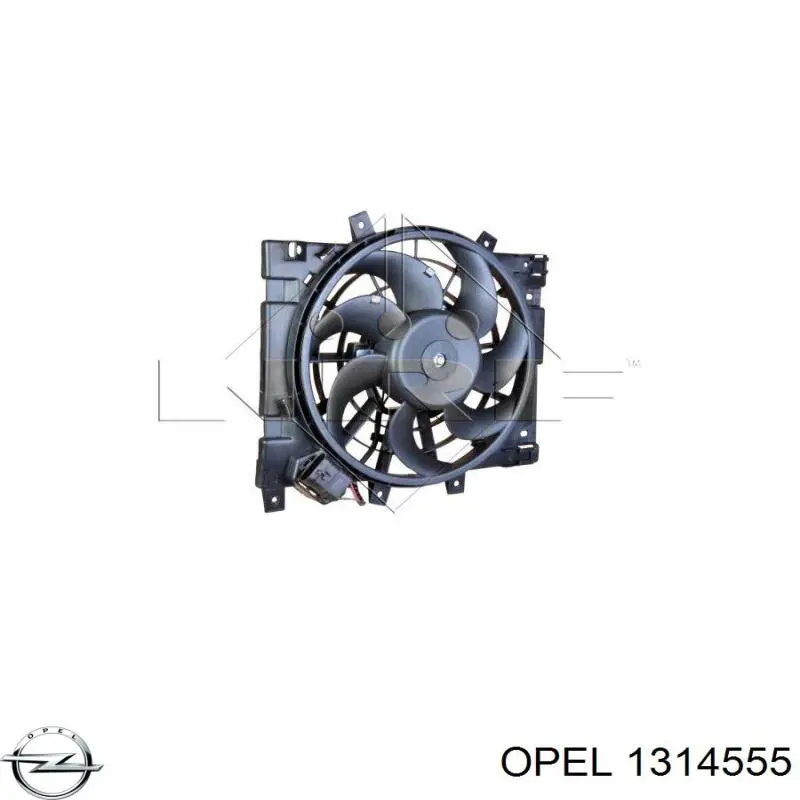 Купити 1314555 Opel Облицювання рамки радіатора