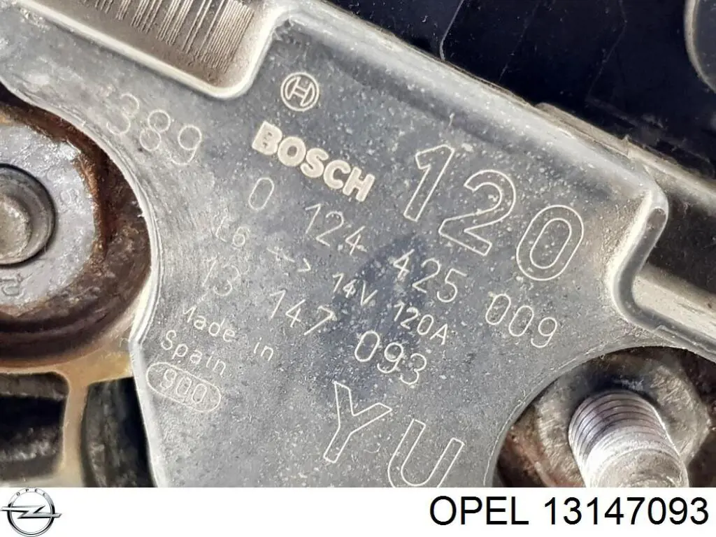 Генератор автомобільний Opel 13147093