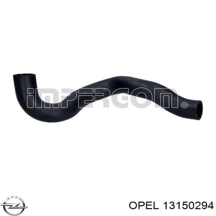 Купити 13150294 Opel Шланг/патрубок радіатора охолодження, верхній