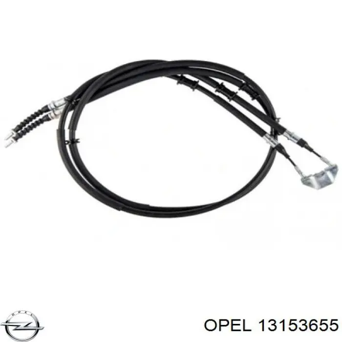 Трос ручного гальма задній, правий/лівий Opel 13153655 ціна, від 30.57 USD