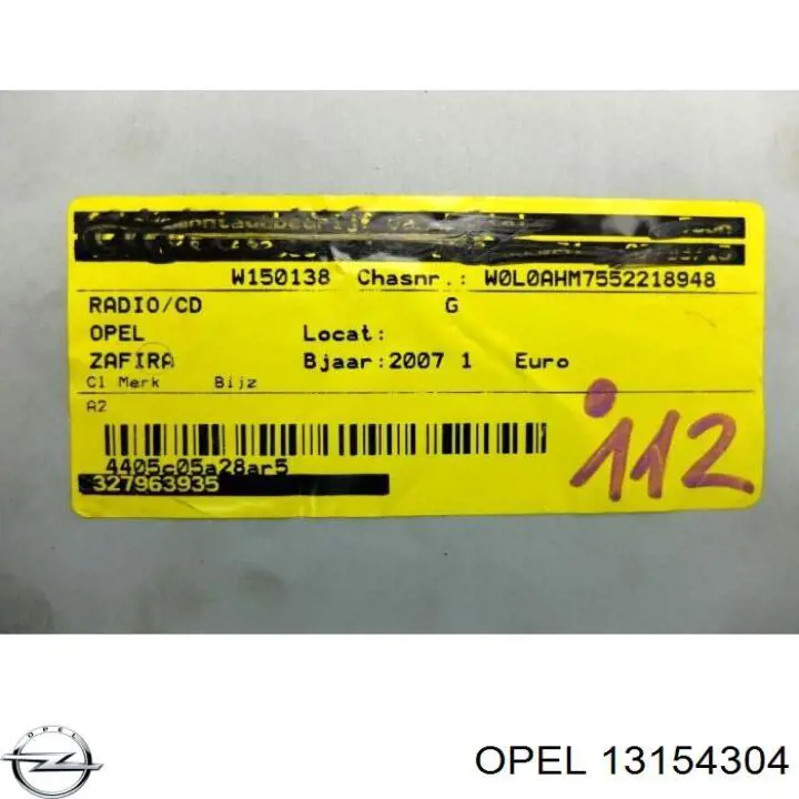  13154304 Opel