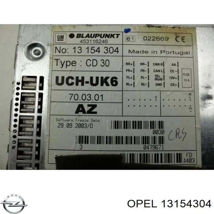  Opel 13154304