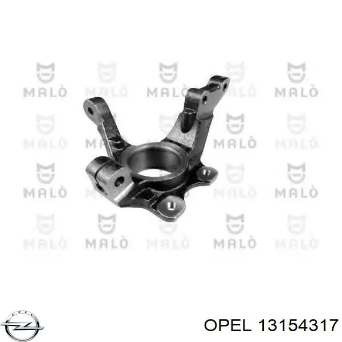 Цапфа - поворотний кулак передній, лівий Opel 13154317 ціна, від 53.54 USD
