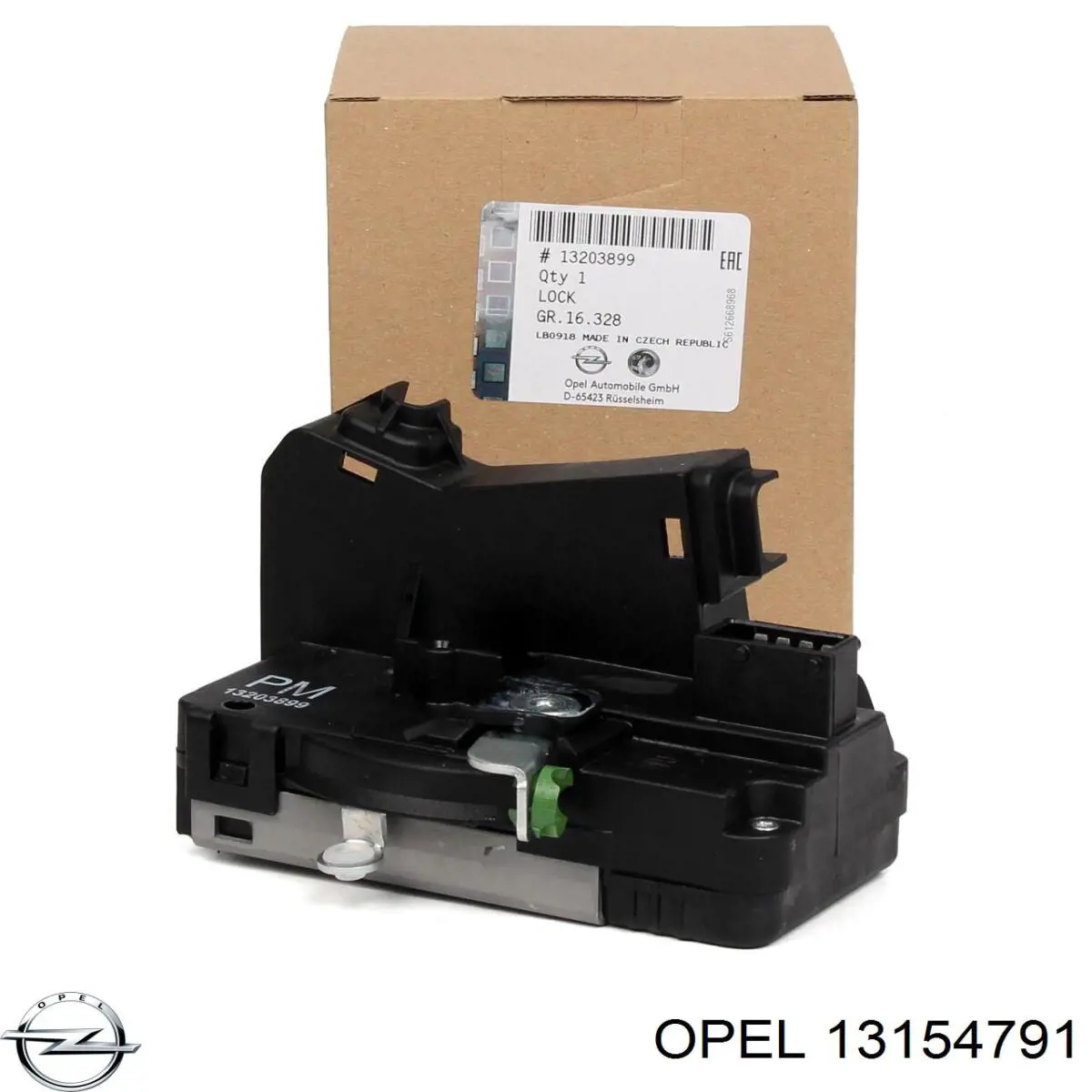 Замок передньої двері, лівої Opel 13154791 ціна, від 28.12 USD