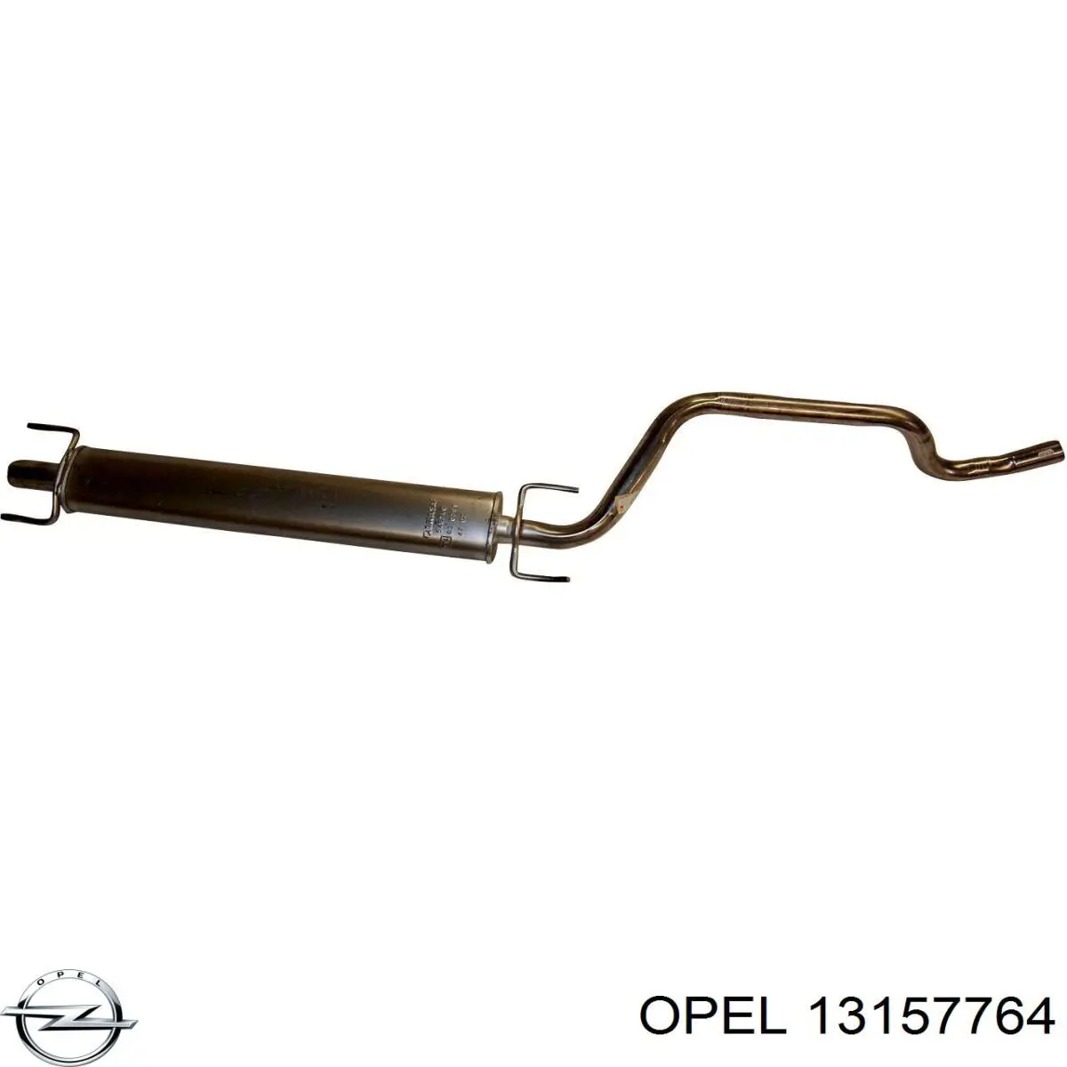 13157764 Opel глушник, центральна частина