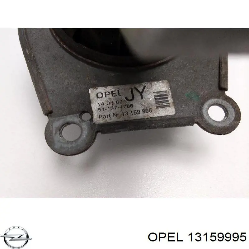 Подушка (опора) двигуна, ліва 13159995 Opel