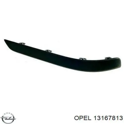 Купити 13167813 Opel Молдинг заднього бампера, лівий