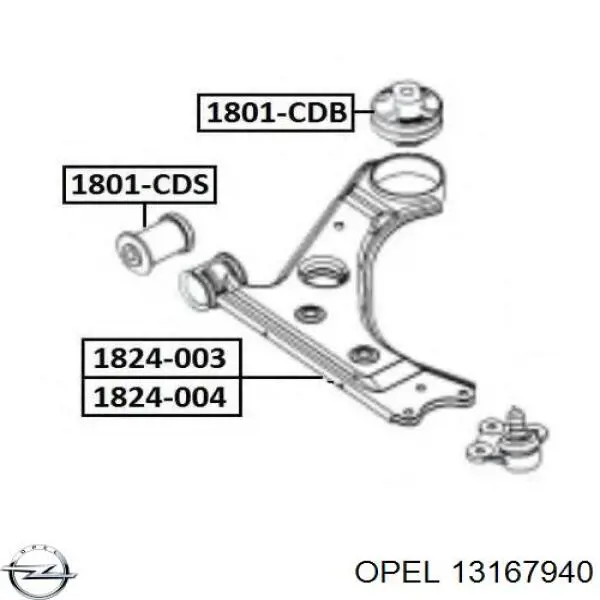 Купити 13167940 Opel Сайлентблок передньої підвіски