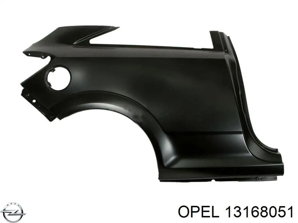 Крило заднє ліве 13168051 Opel
