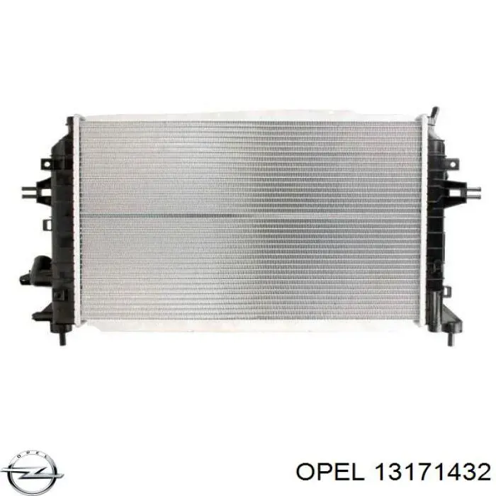 13171432 Opel Радіатор охолодження двигуна