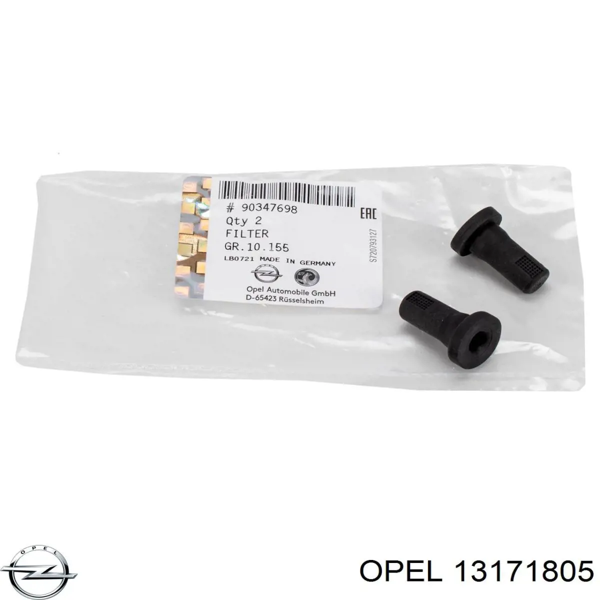 Купити 13171805 Opel Зворотній клапан омивача лобового скла