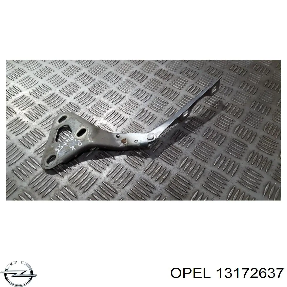 1160461 Opel петля капота, ліва