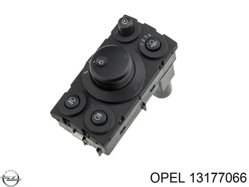 13177066 Opel Перемикачі електричні (перемикач світла центральний)