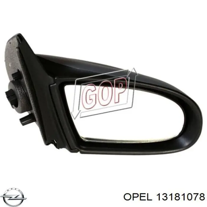 13181078 Opel шланг/патрубок радіатора охолодження, нижній