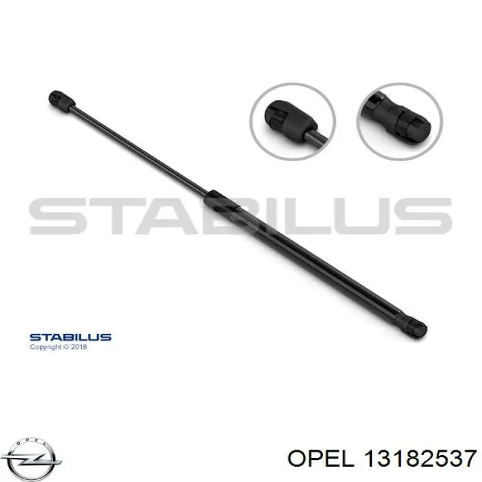 Амортизатор двері задньої Opel 13182537 ціна, від 8.03 USD