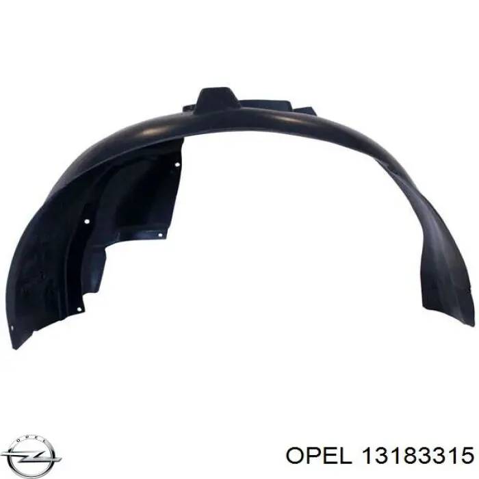 Підкрилок переднього крила, лівий Opel 6101347 ціна, від 15.37 USD
