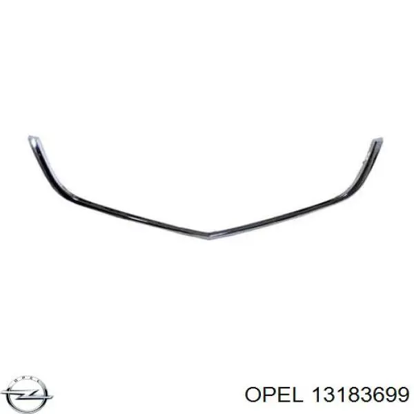 13183699 Opel Молдинг решітки радіатора, нижній