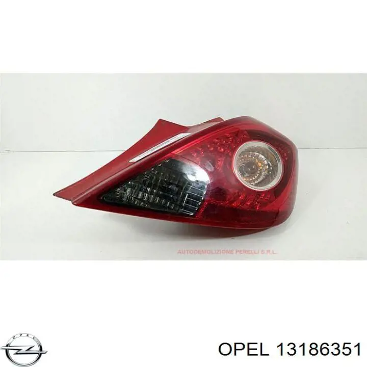 Задні ліхтарі Opel 13186351 ціна, від 43.89 USD