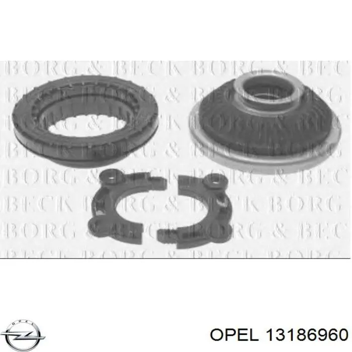 Купити 13186960 Opel Опора амортизатора переднього