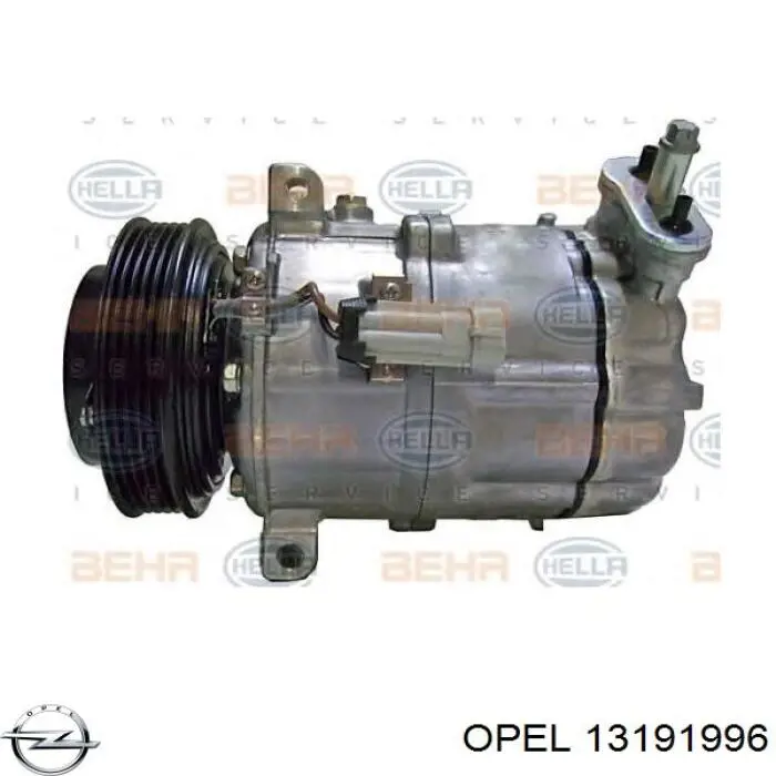13191996 Opel компресор кондиціонера