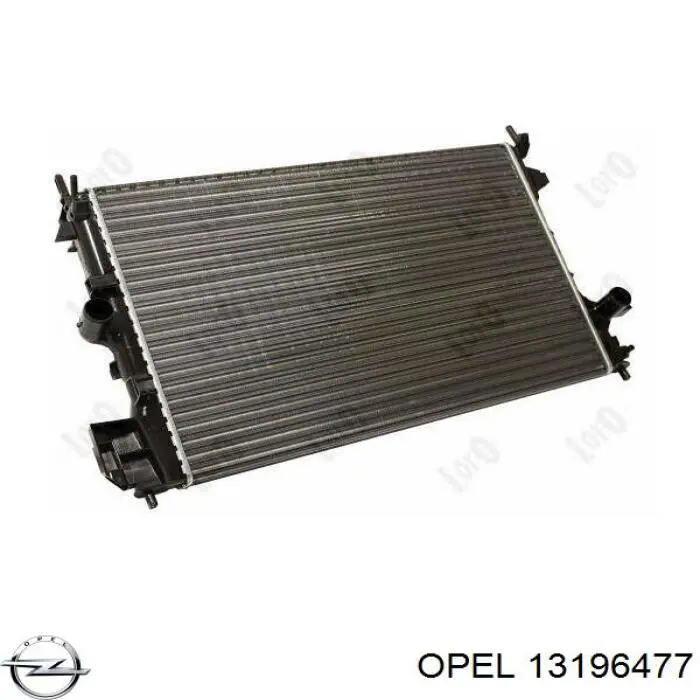 13196477 Opel радіатор охолодження двигуна