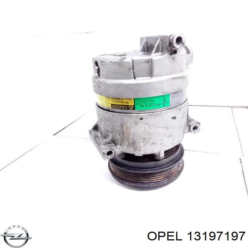 Компресор системи кондиціювання Opel 13197197 ціна, від 76.01 USD