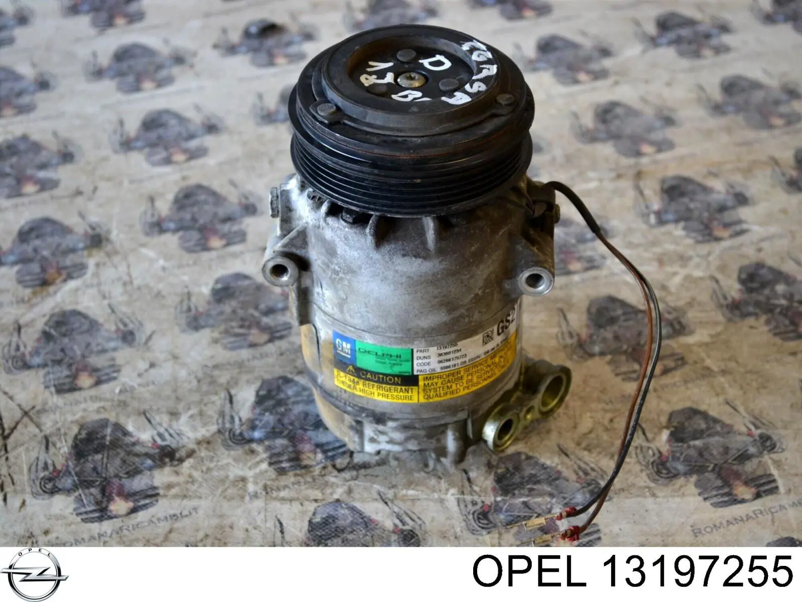 4708025 Opel компресор кондиціонера
